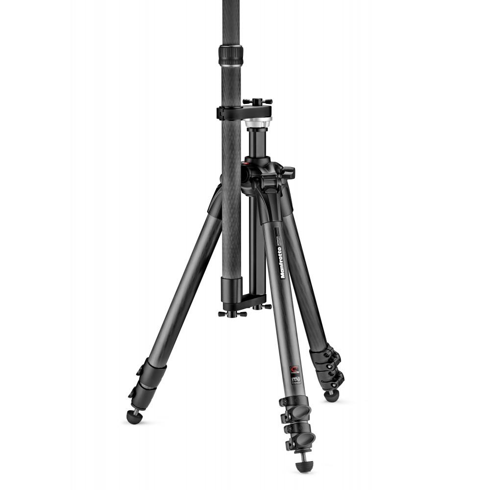 VR 360 Carbon tripod 3 sections with a socket for a projection Manfrotto -  3